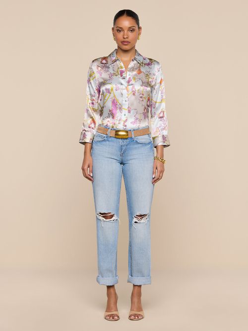 Ashby Low-Rise Slouch Jean In Fontana Destruct