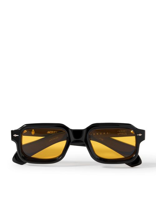 Sandro Rectangular-Frame Acetate Sunglasses