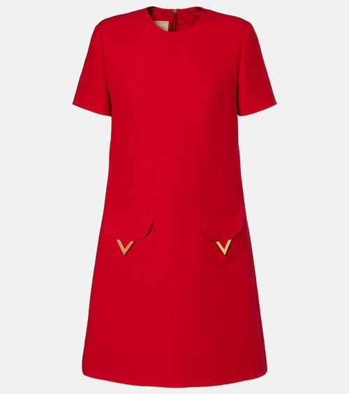 Crepe Couture VGold minidress