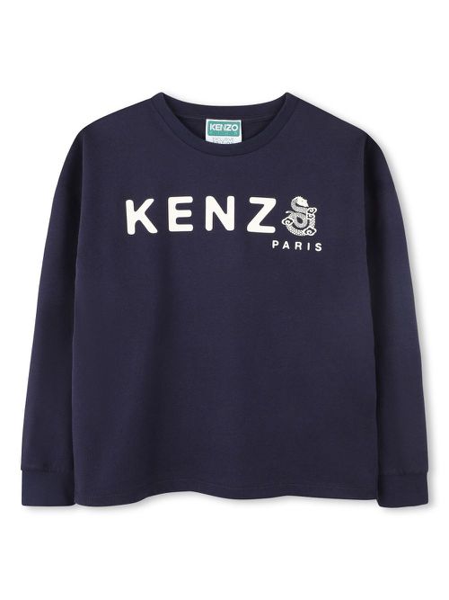 Logo-print T-shirt - Blue