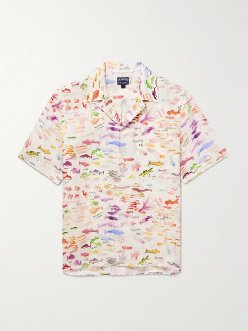 Fabrice Hybert Charli Printed Linen Shirt