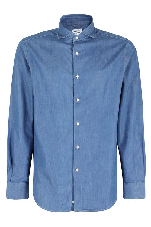 Camicia Vic Blue Cotone - Men