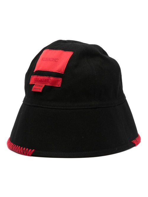Red Label bucket hat - Black