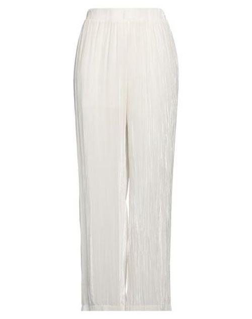 Sleep No More Woman Pants White Size M Viscose, Silk