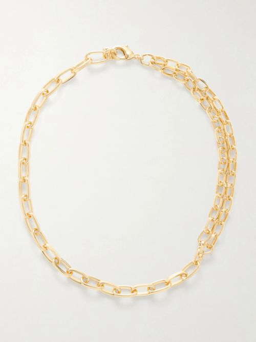 The Paperclip Gold-tone Necklace - One size