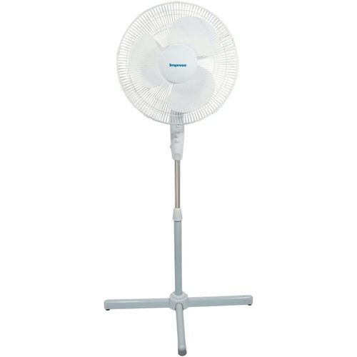 16-Inch 3-Speed Oscillating Stand Fan Easy No Tool Assembly