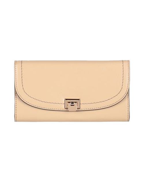 Woman Wallet Beige Size