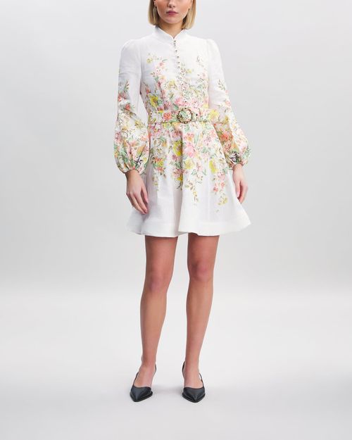 Zimmermann Dress Matchmaker Buttoned Mini Ivory