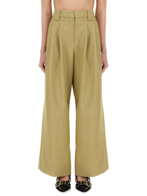 Twill suit pants