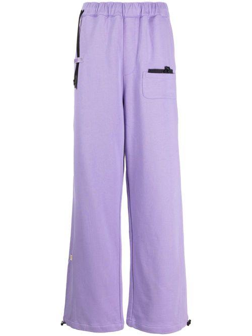 Futur cotton track pants - Purple