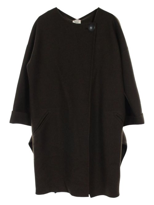 10's cashmere coat - Brown