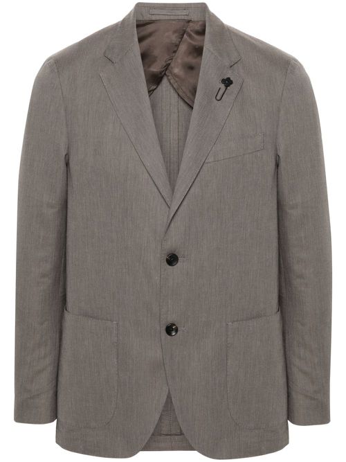 Slub-texture blazer - Grey