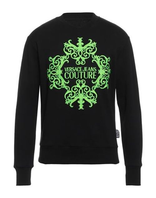 Man Sweatshirt Black Size M Cotton