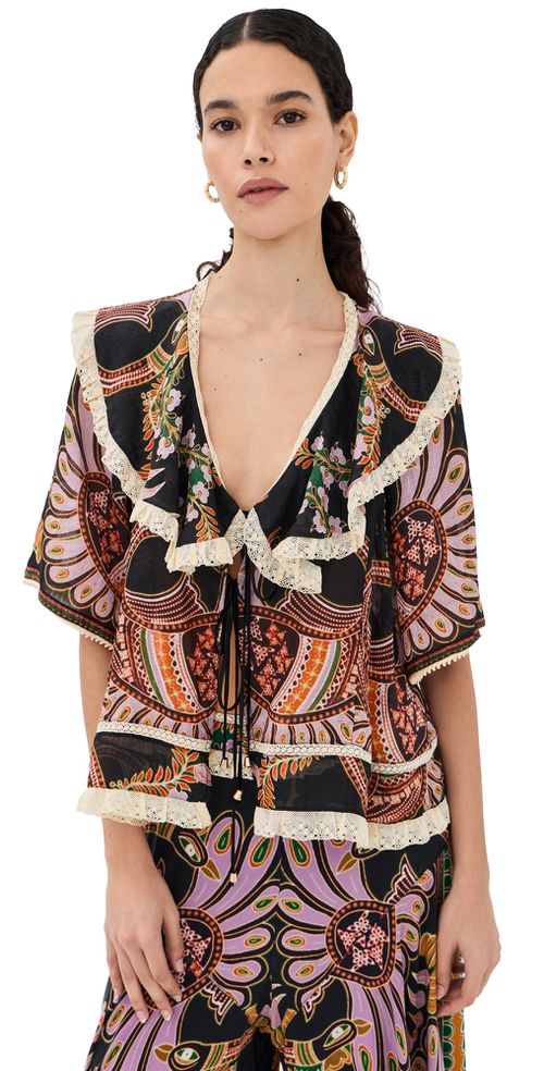 Matilda Top Black Multicolor