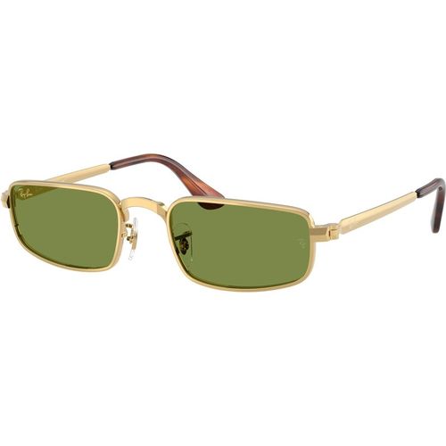 Ray - Ban Unisex Ray - Ban A$AP Rocky RB3927 001/4E Sunglasses Metal Gold Green Pillow Norma
