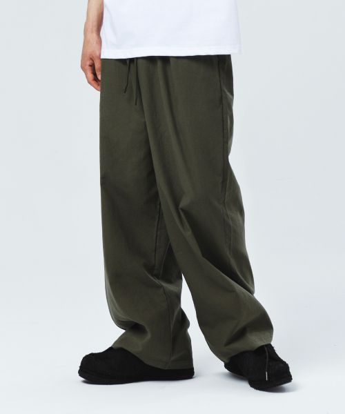 Linen like wide fit pants