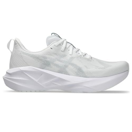 ASICS Mens Novablast 5 White/Piedmont Grey 