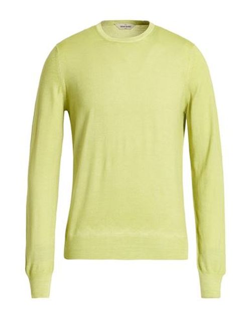 Man Sweater Light green Size 36 Virgin Wool
