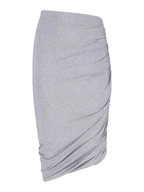 Midi asymmetrical skirt