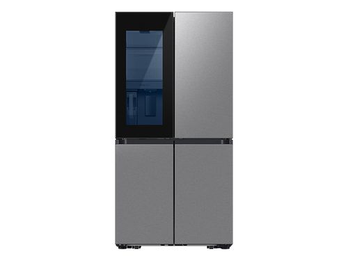 Bespoke 4-Door Flex™ Refrigerator (29 cu. ft.) with Beverage Zone™ and Auto Open Door in Stainless Steel(RF29DB9700QLAA)