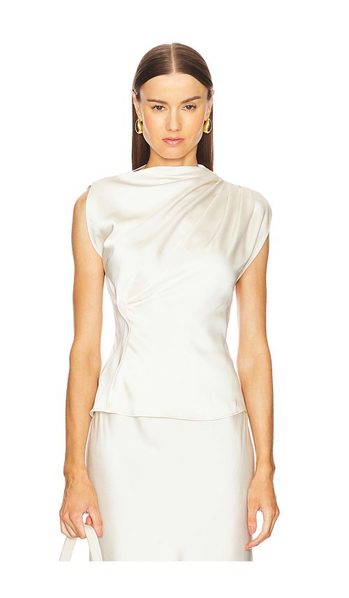 L'Academie Adira Top in Ivory. - L also in XS
