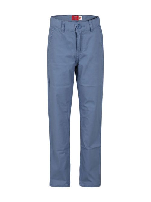 Straight-leg chino trousers - Blue