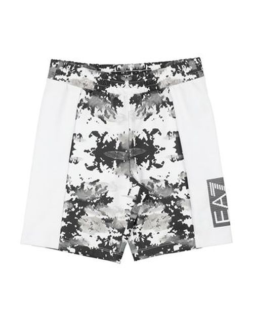 Ea7 Kid Boy Shorts & Bermuda Shorts White Size 10 Cotton