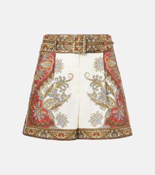 Hobbes floral linen shorts