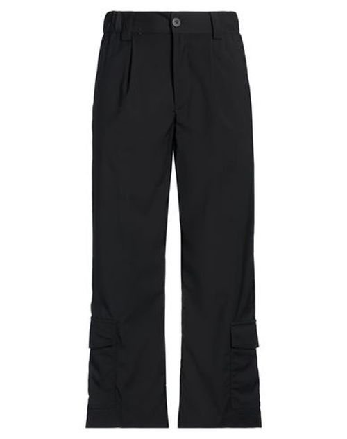 Man Pants Black Size L Polyester, Viscose, Elastane