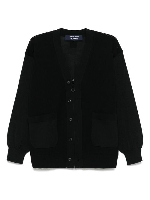 Comme des Garçons Homme V-neck cardigan - Black