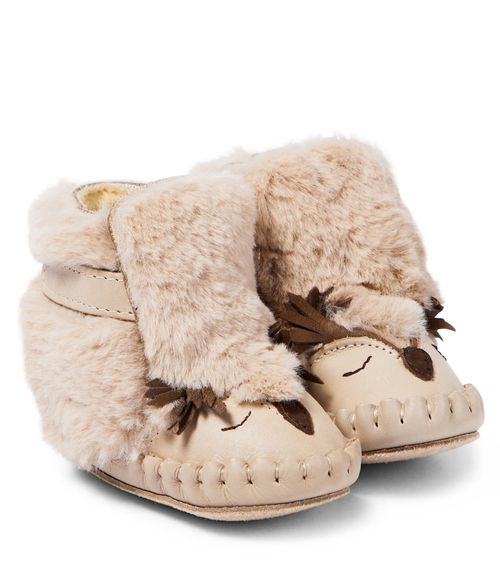 Donsje Baby Kapi Owl leather booties