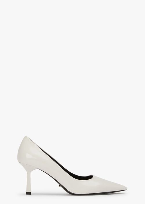 Billy White Hi Shine Heels
