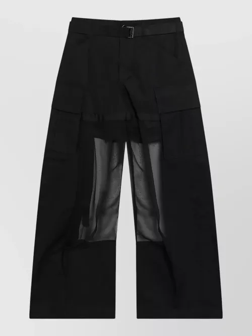 Sacai - wide-leg trouser