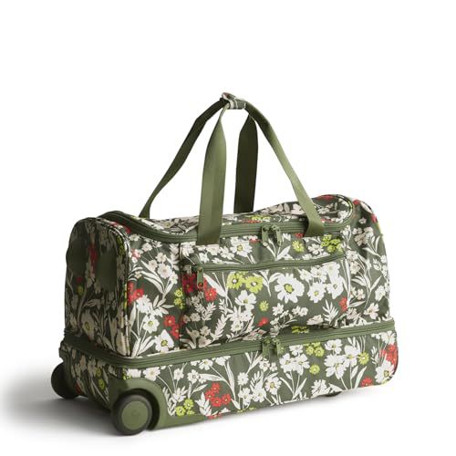 Vera Bradley Ripstop Adair Rolling Duffel Travel Bag