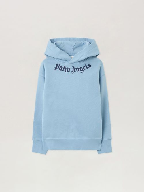 Neck Logo Reg.hoodie Kids  Light Blue