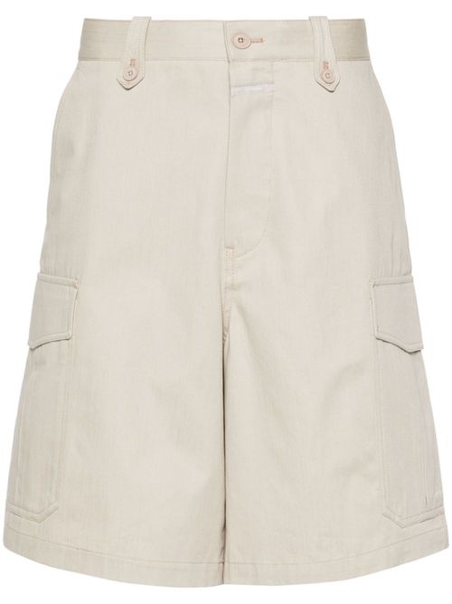 Cotton cargo shorts - Neutrals