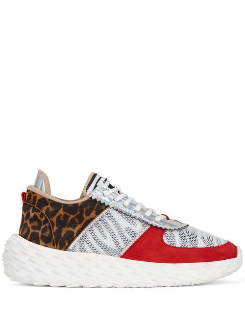 Blabber colour-block sneakers - Red