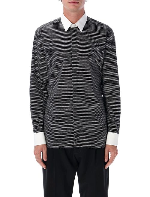 Diamond Print Cotton Classic Fit Shirt