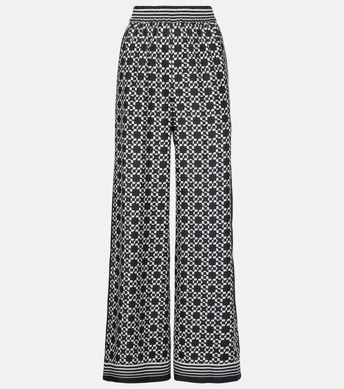 Zuna printed wide-leg pants