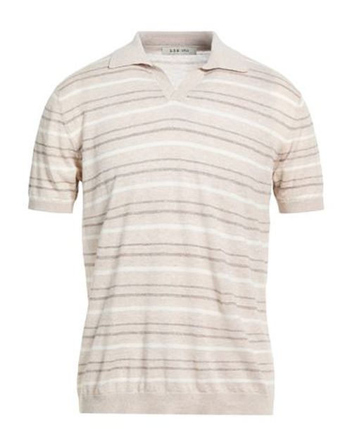 L. b.m. 1911 Man Sweater Beige Size 38 Linen, Cotton