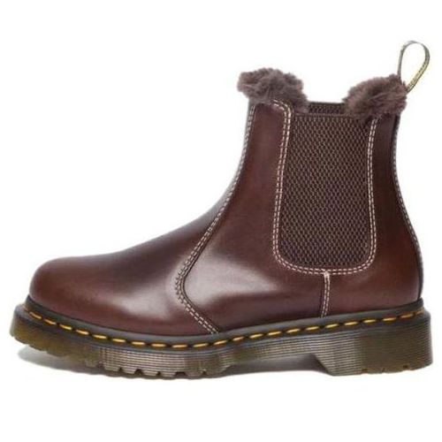 2976 Leonore Faux Fur Lined Chelsea Boots 'Dark Brown'