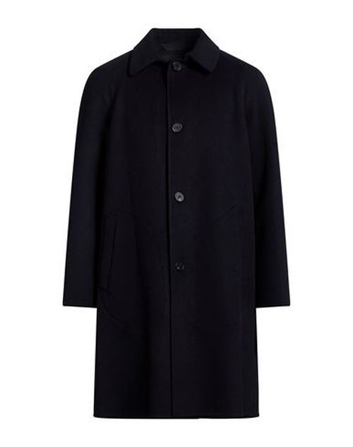 Paltò Guardaroba Man Coat Midnight blue Size 38 Wool, Nylon