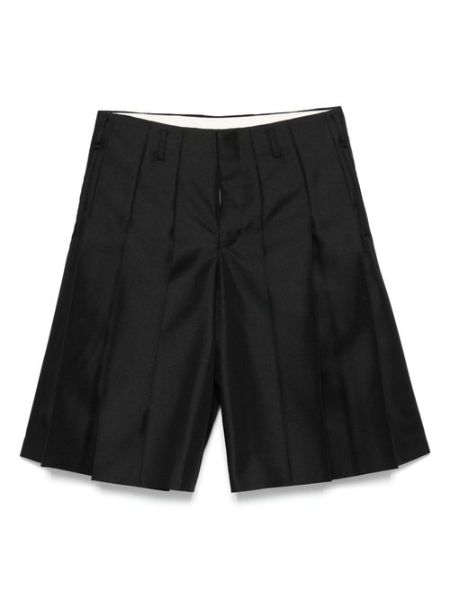 Pleated shorts - Black