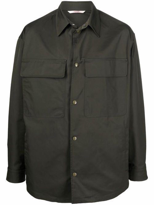Shirt-style jacket - Green