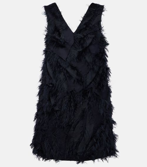 Fringed minidress