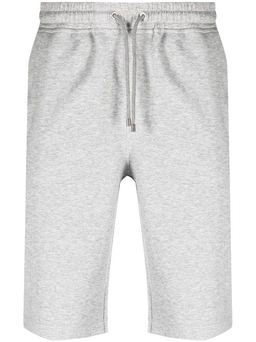 Drawstring cotton shorts - Grey