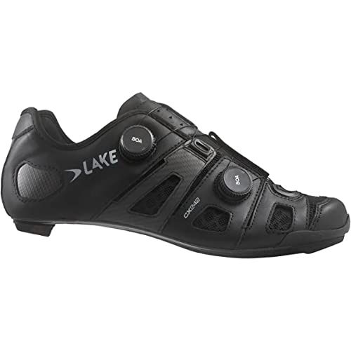Lake Cx242 Wide Cycling Shoe - Men's Black/Silver