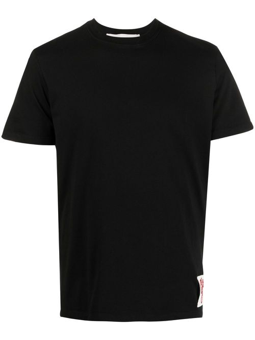 Short-sleeved cotton T-shirt - Black