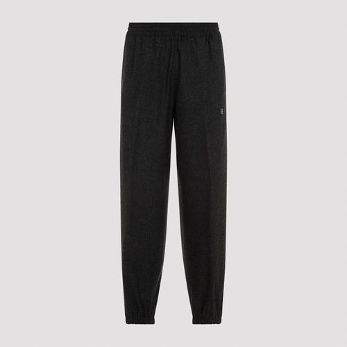 4G-motif Wool Trousers