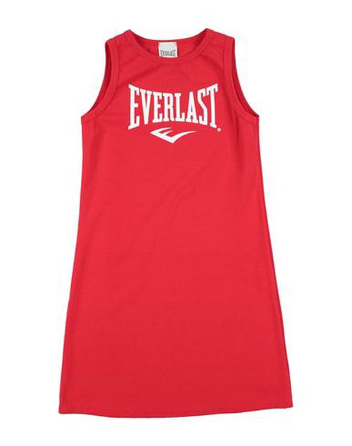 Kid Girl Kids' dress Red Size 16 Cotton, Elastane